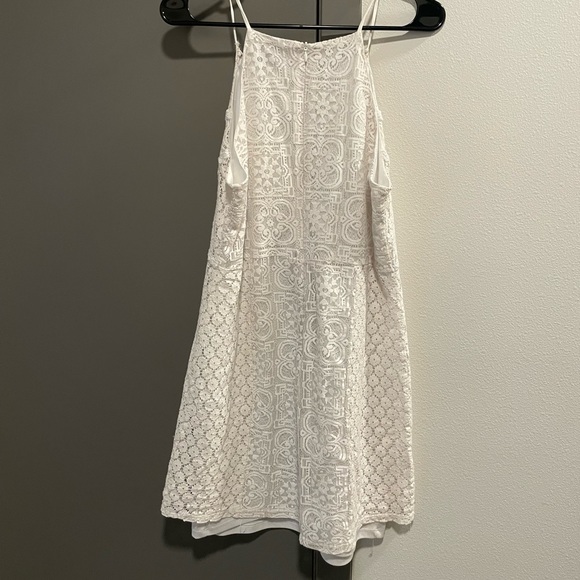 White Summer Mini Dress - Picture 2 of 3